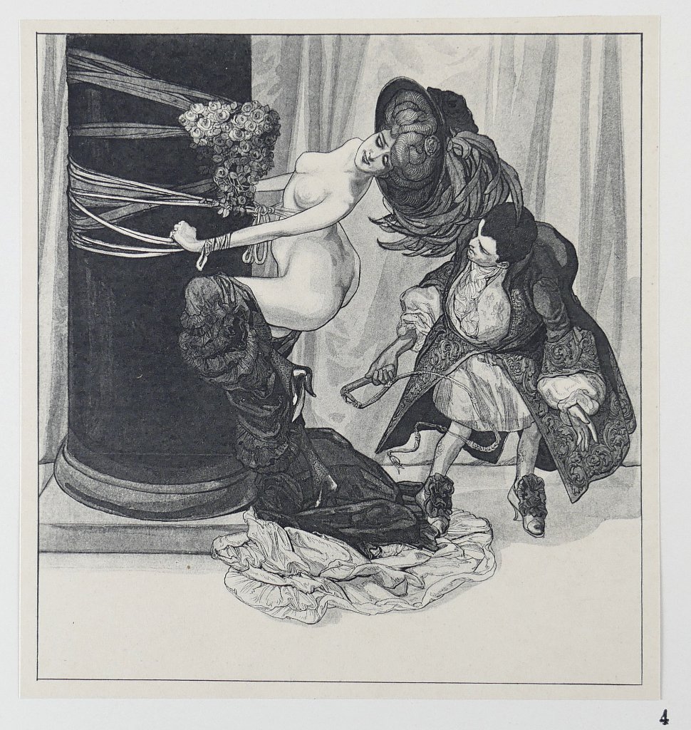 Illustration from Im Garten der Aphrodite by Franz von Bayros