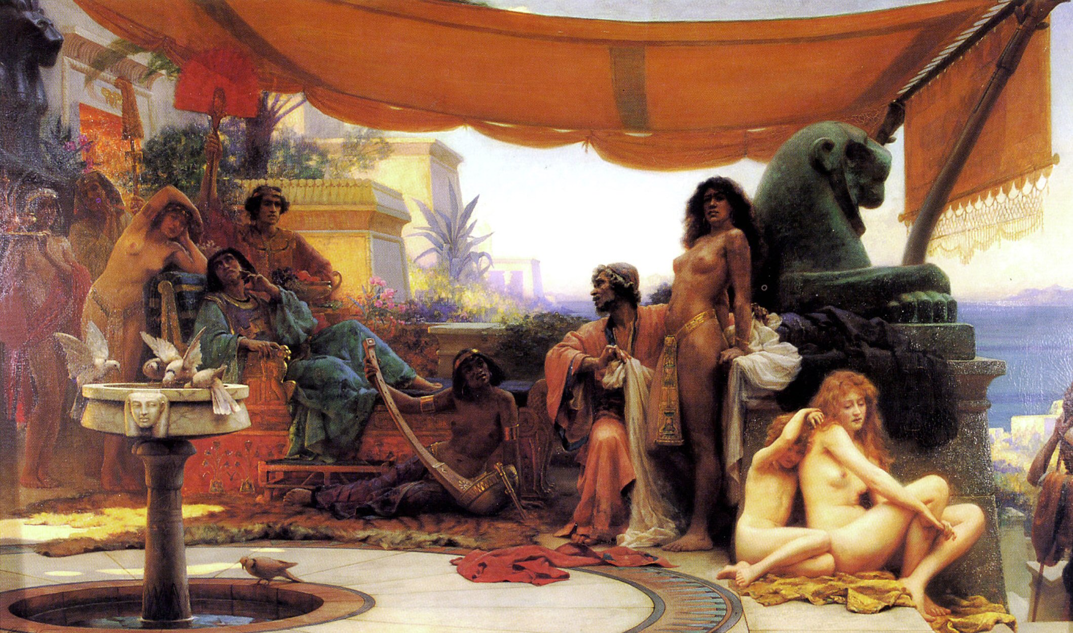 Bondage, an 1890 painting by Ernest Normand