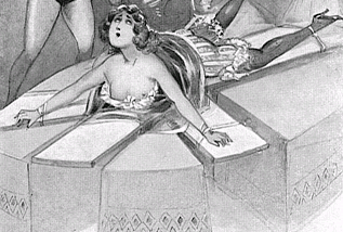 Early twentieth century bondage illustration by Gaston Noury