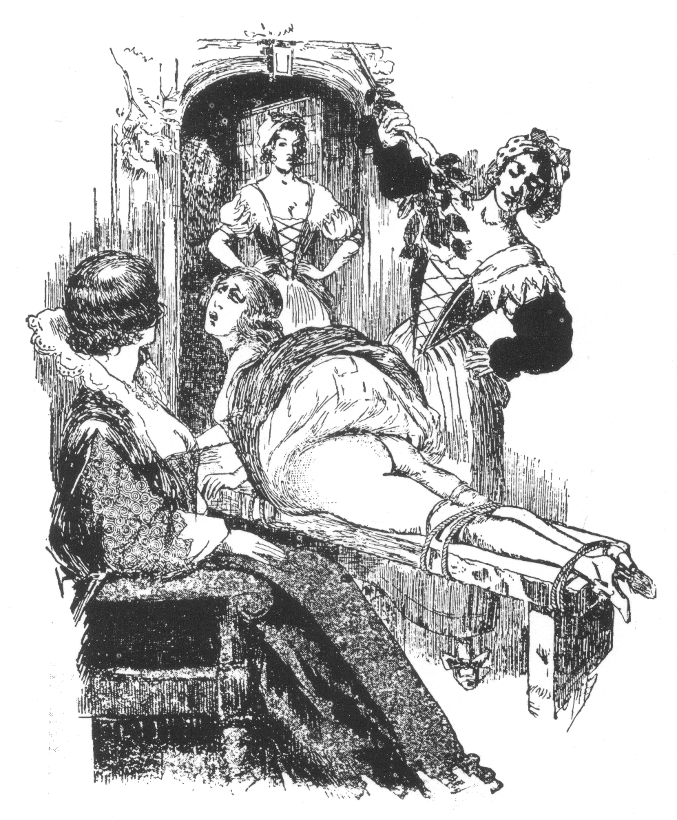 1922 spanking illustration by Georges Topfer