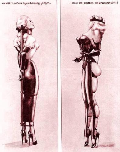 Figure training illustration by John Willie
