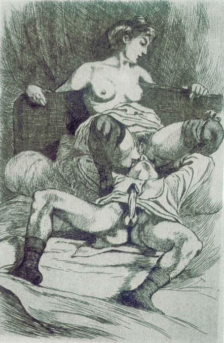 Illustration for a poem by Paul Verlaine by Martin van Maele