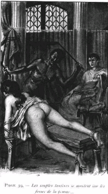 Tied punishment illustration by Georges Topfer