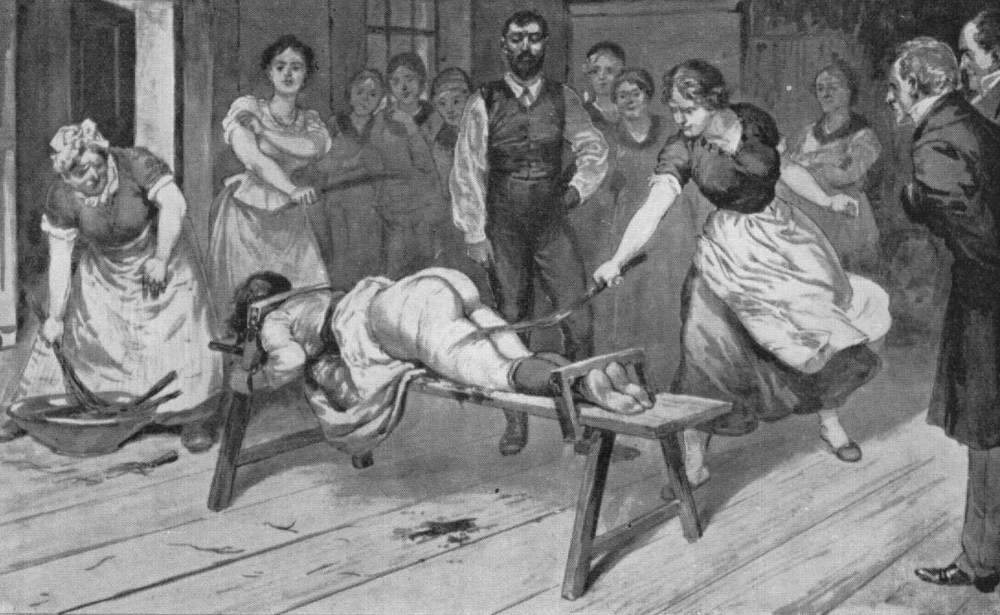 Punishment illustration by Martin van Maele